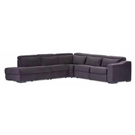 Stationary Left Hand Facing 5 Pc Sectional w/ Nest